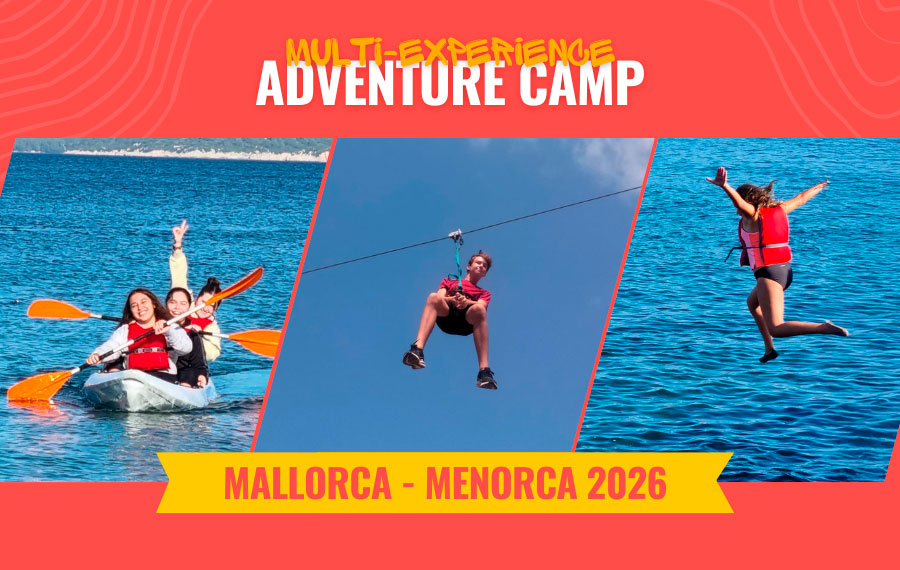 Campamento de verano multiaventura MALLORCA-MENORCA